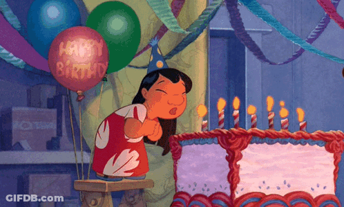 Happy Birthday Jasmine Elephant Card GIF