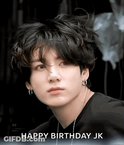 Happy Birthday JK Face Close Up GIF