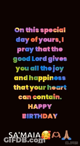 Happy Birthday Joy And Happiness GIF