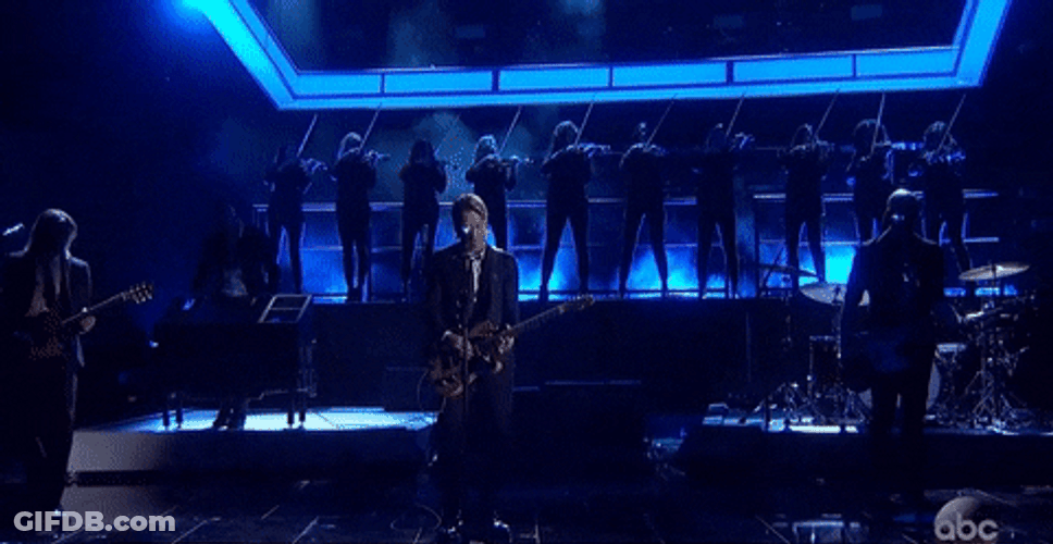 Happy Birthday Lady Band Serenade GIF