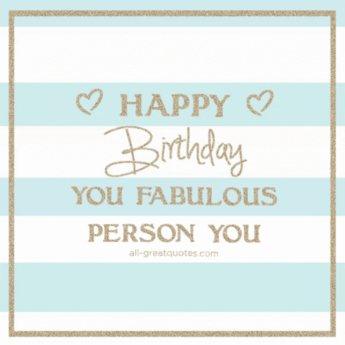 Happy Birthday Lady Fabulous Person GIF