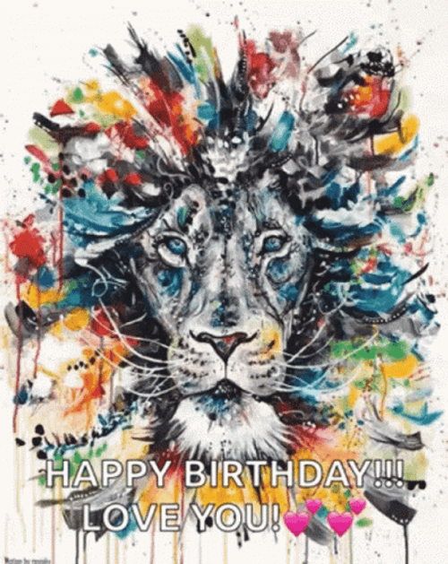 Happy Birthday Leo Season Love You GIF