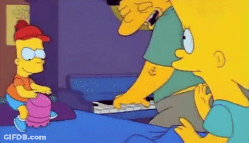 Happy Birthday Lisa Simpson Celebration GIF