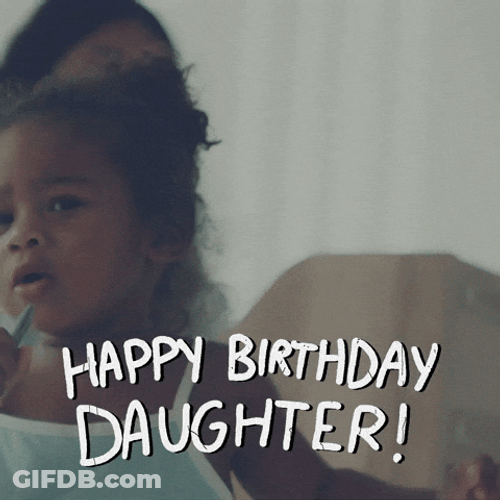 Happy Birthday Little Daughter GIF