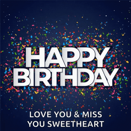 Happy Birthday Love You And Miss You GIF