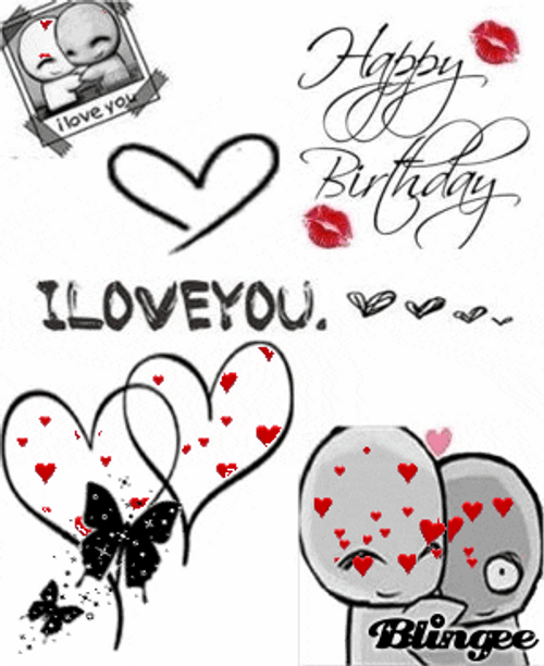 Happy Birthday Love You Art GIF