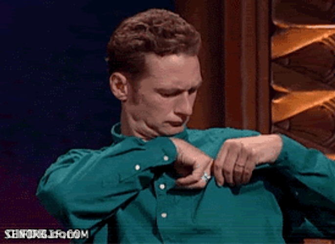 Happy Birthday Man Silly Flipping Off GIF