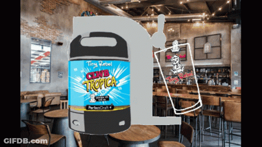 Happy Birthday Matt Tiny Rebel Brew Fun Art GIF