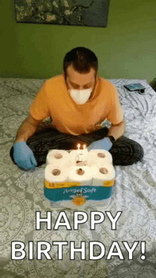 Happy Birthday Meme Tissue Cake GIF