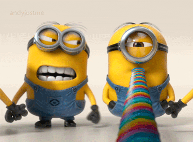 Happy Birthday Minions Annoyed Punch GIF