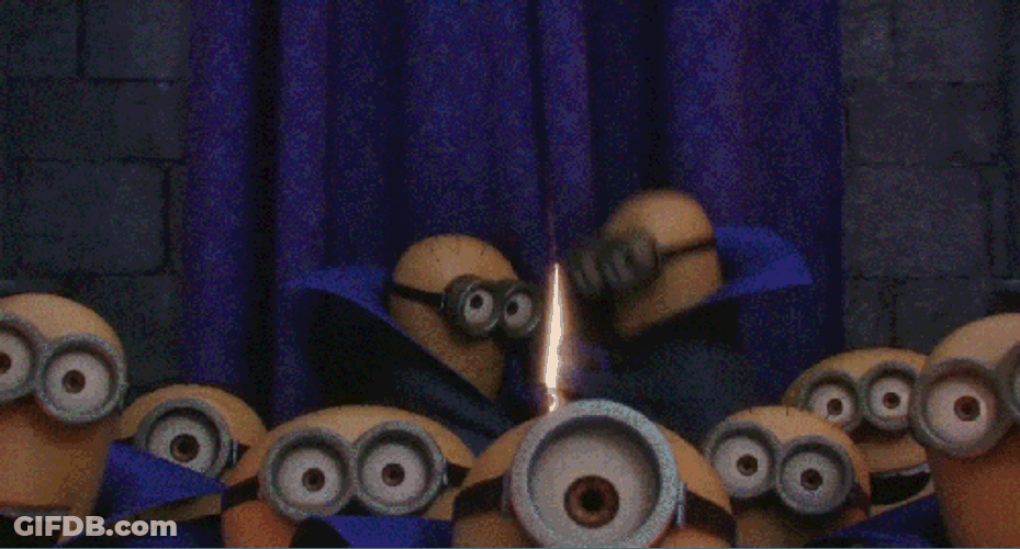 Happy Birthday Minions Surprise Celebration GIF