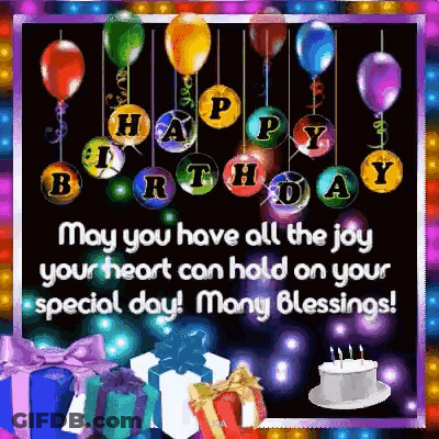 Happy Birthday Mom I Love You Roses Card GIF