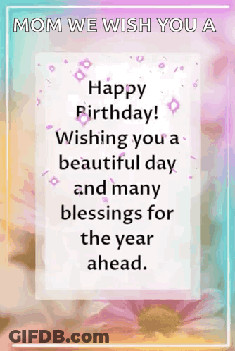 Happy Birthday Mom GIF