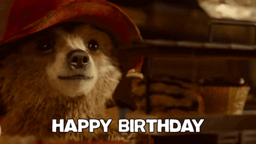 Happy Birthday Month Paddington GIF