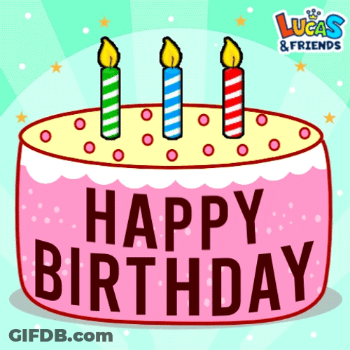 Happy Birthday Mother In Law Cute Cake GIF