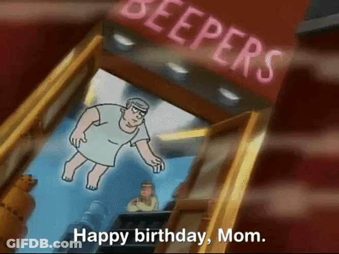 Happy Birthday Mother In Law From Beepers GIF