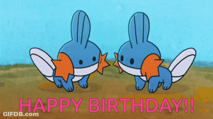 Happy Birthday Mudkip GIF