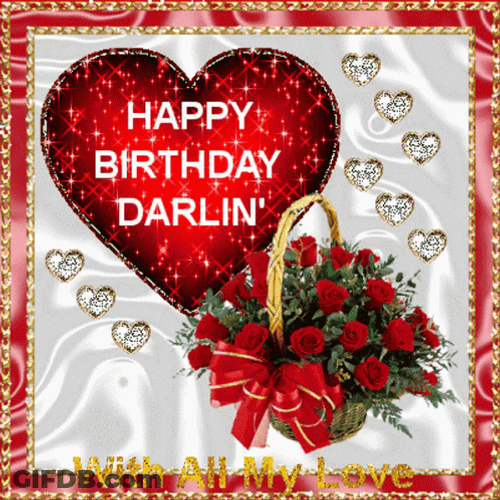 Happy Birthday My Darling Wife GIF