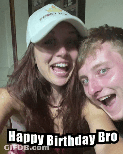 Happy Birthday My Funny Bro GIF