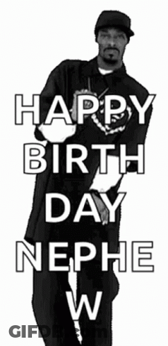 Happy Birthday Nephew Dancing Man GIF