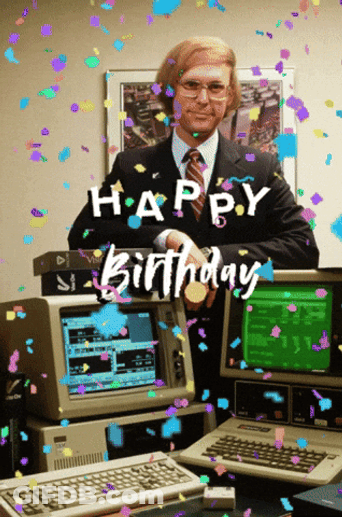 Happy Birthday Nerd Emoji Meme Boy GIF