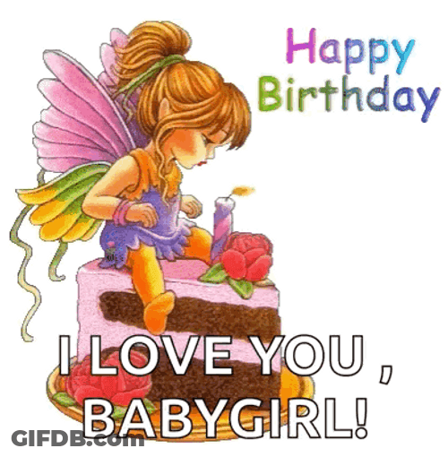 Happy Birthday Niece Baby Girl GIF