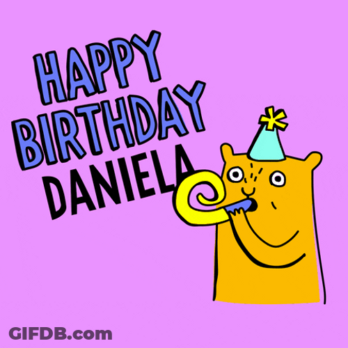 Happy Birthday Niece Daniela GIF