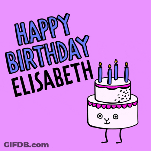 Happy Birthday Niece Elisabeth GIF