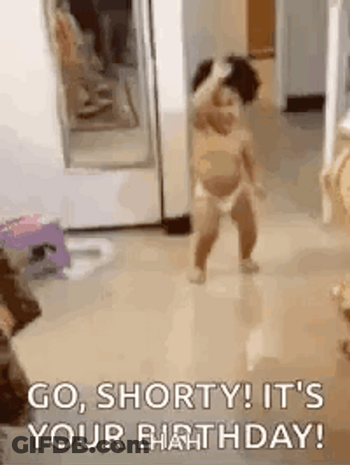 Happy Birthday Niece Go Shorty GIF