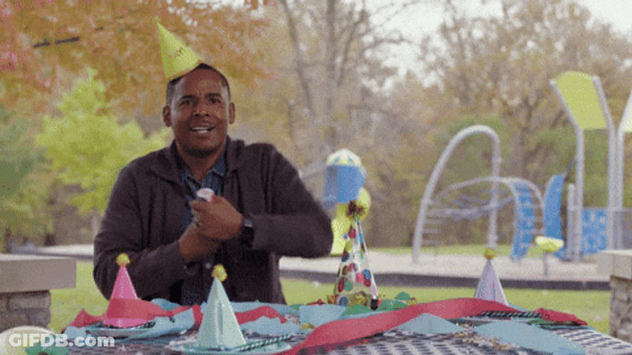 Happy Birthday Niece Party Poppers GIF