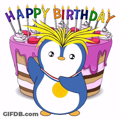 Happy Birthday Niece Pudgy Penguin Dancing GIF
