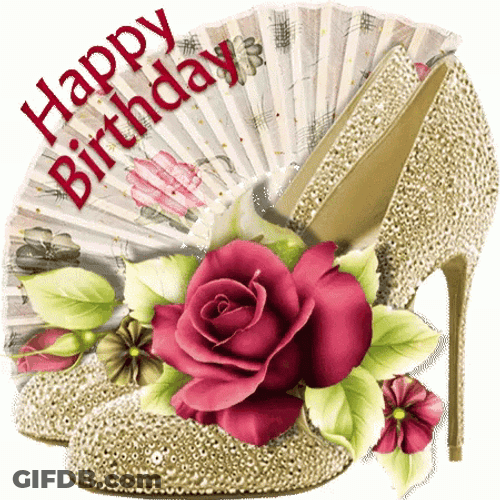 Happy Birthday Niece Shining High Heels GIF