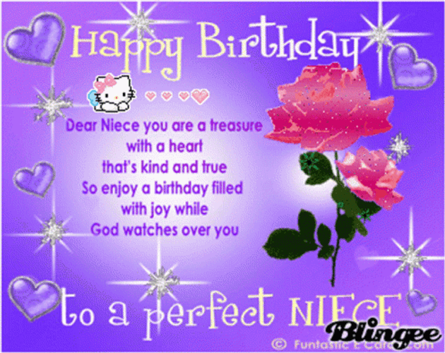 Happy Birthday Niece You're Perfect GIF