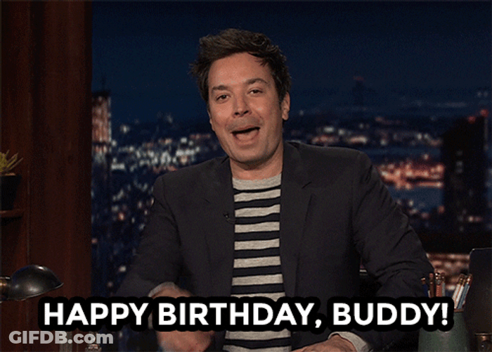 Happy Birthday Office Buddy GIF