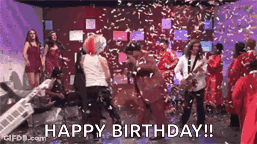 Happy Birthday Office Celebration GIF