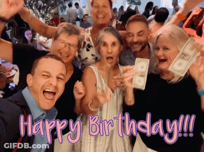 Happy Birthday Office Greeting GIF