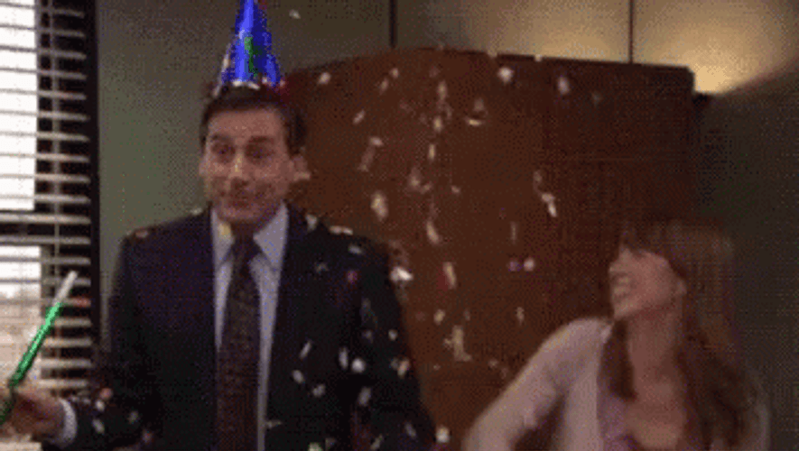 Happy Birthday Office Michael Scott GIF