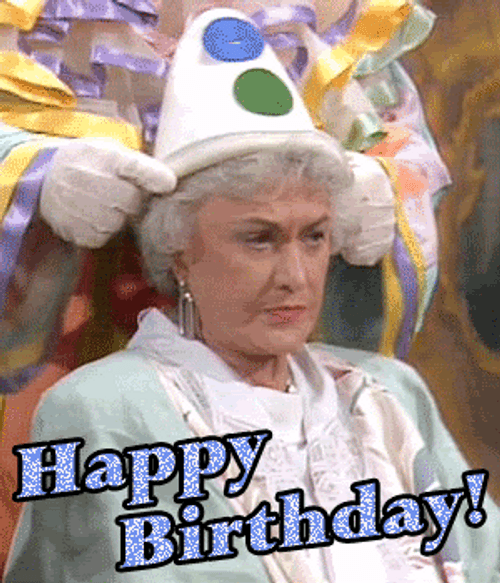 Happy Birthday Old Lady Golden Girls GIF