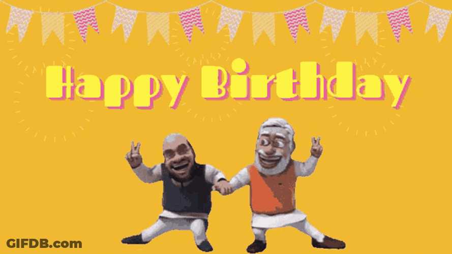 Happy Birthday Old Men GIF