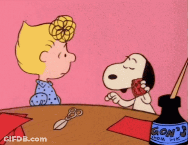 Happy Birthday Paper Art By Snoopy GIF
