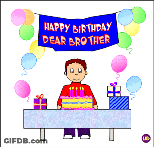 Happy Birthday Party Dear Brother Meme GIF