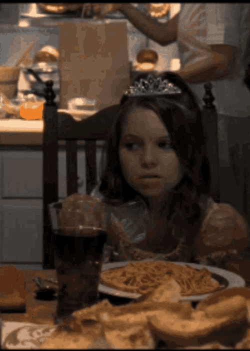 Happy Birthday Princess Tiara Brat Dinner Party GIF