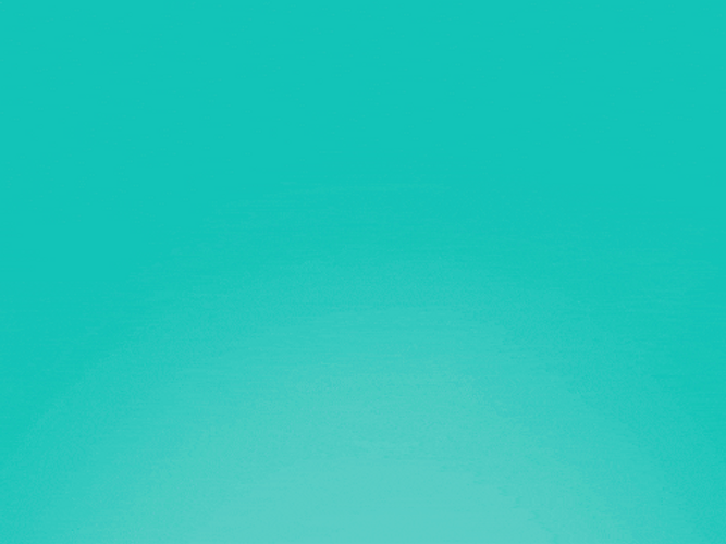 Happy Birthday Puppet On Aqua Background GIF