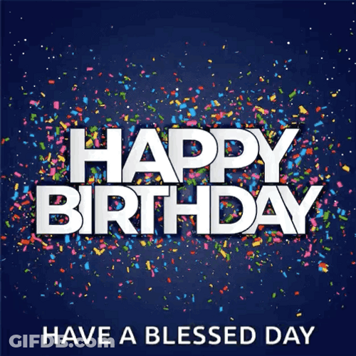 Happy Birthday Religious Blessed Day GIF