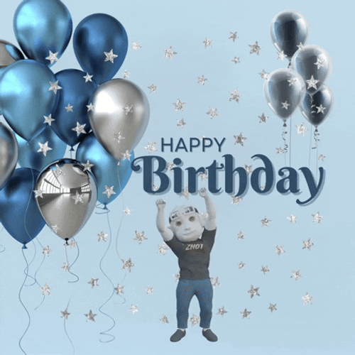Happy Birthday Religious With Dancing Alien Party GIF