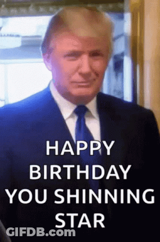 Happy Birthday Shining Star GIF