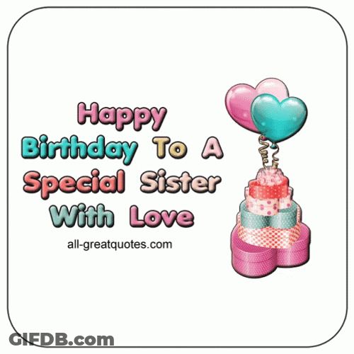Happy Birthday Sis GIF