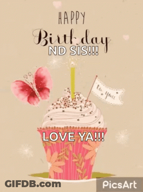 Happy Birthday Sis GIF