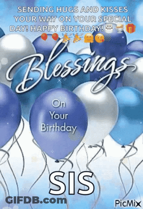 Happy Birthday Sis GIF