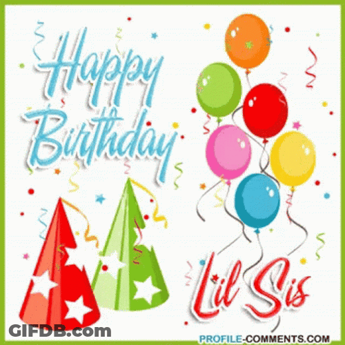 Happy Birthday Sis GIF